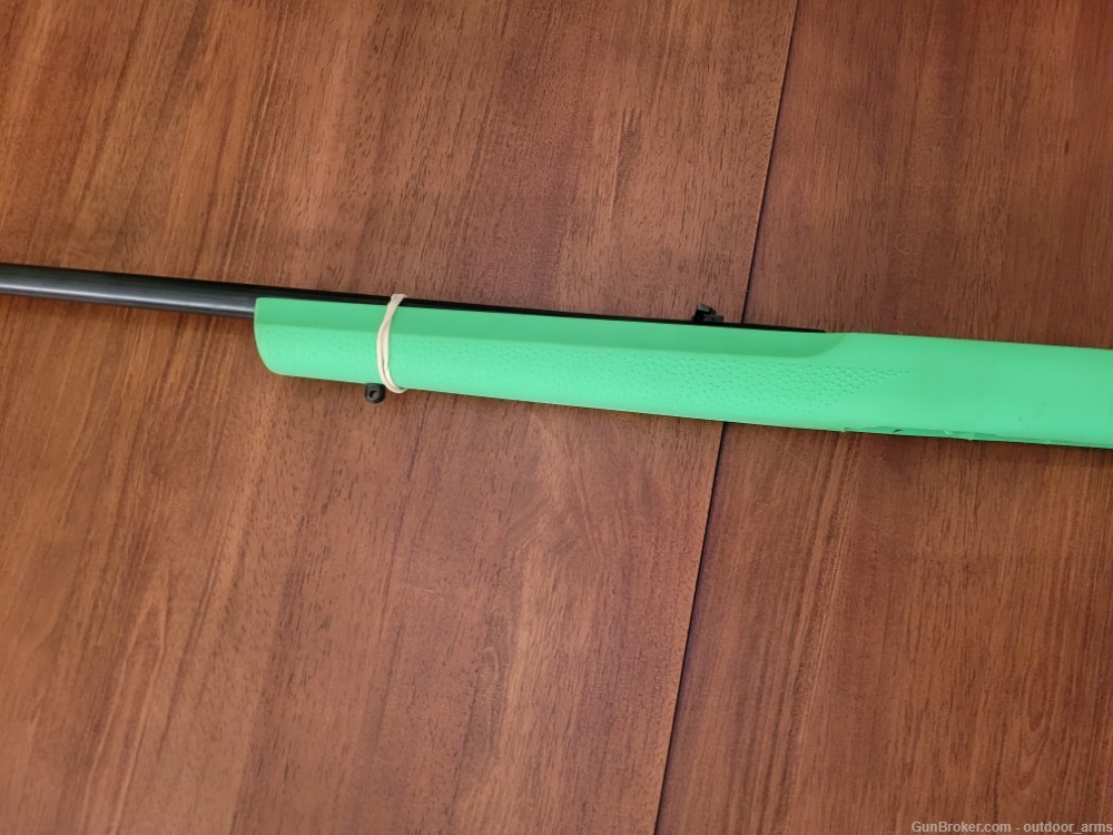 Ruger 10/22 Lime Green Hogue Stock and Barrel-img-3
