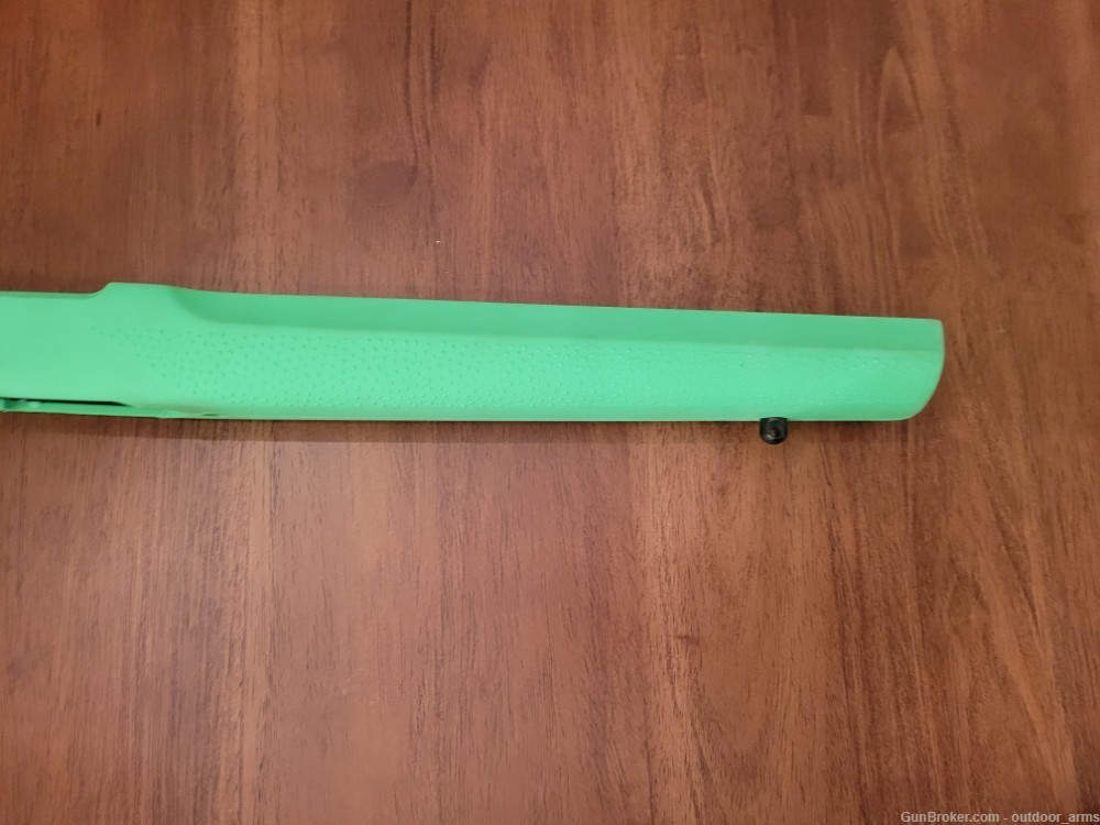 Ruger 10/22 Lime Green Hogue Stock and Barrel-img-11