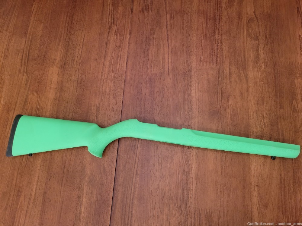 Ruger 10/22 Lime Green Hogue Stock and Barrel-img-8
