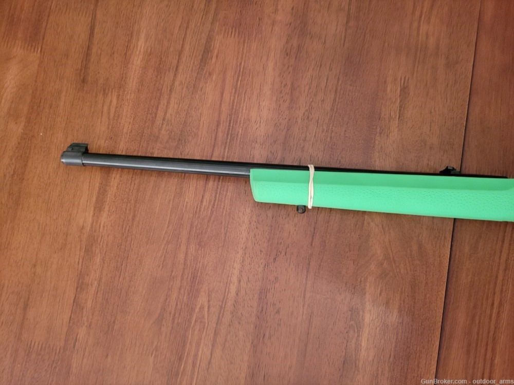 Ruger 10/22 Lime Green Hogue Stock and Barrel-img-4