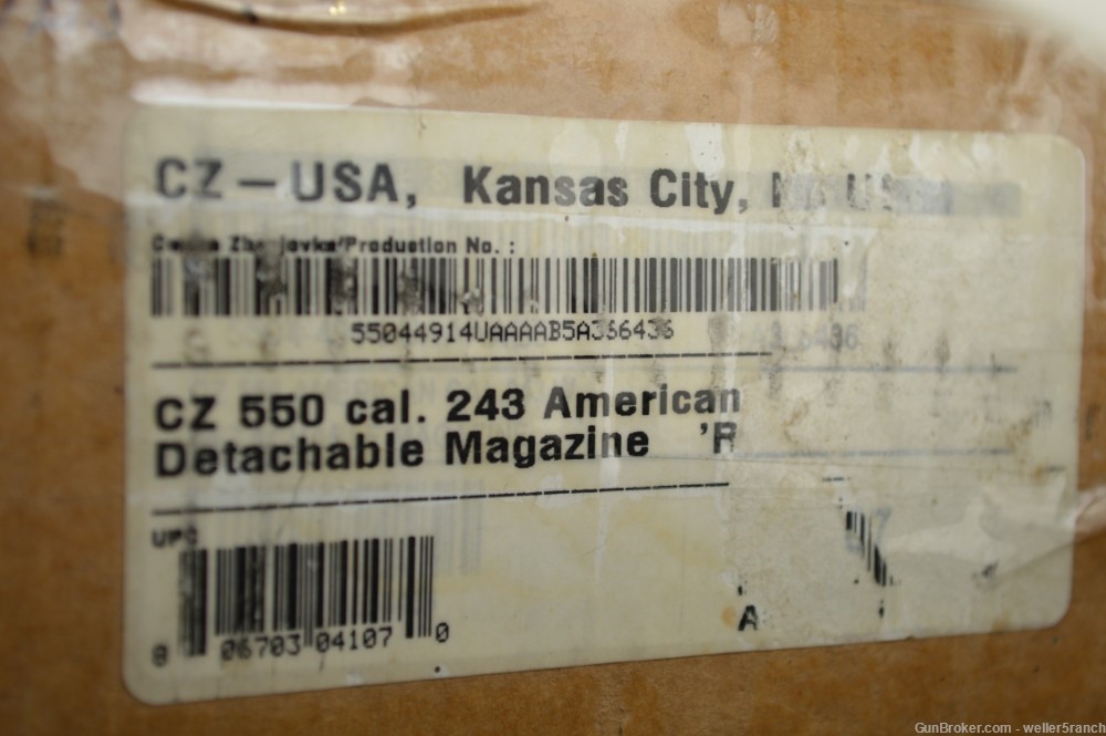CZ 550 American 243 Winchester 24" Detachable Magazine Scarce-img-31
