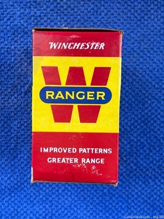 2 VINTAGE BOXES WINCHESTER 12GA RANGER MARK 5 AMMO 50 RDS-img-4