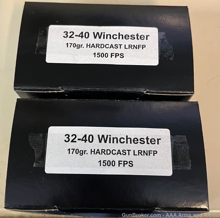 32-40 Winchester  (WCF) - 170gr. LRNFP - 40 Rounds-img-0
