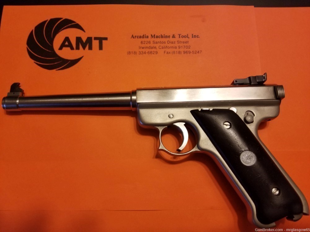 AMT Lightning - Baby Automag Style with Medallions - handgun grips-img-1