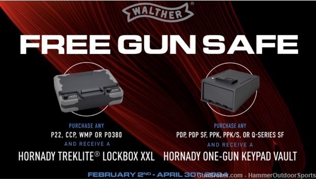 Walther PD380 DA 380 9RD 3.7 B FREE SAFE!-img-2