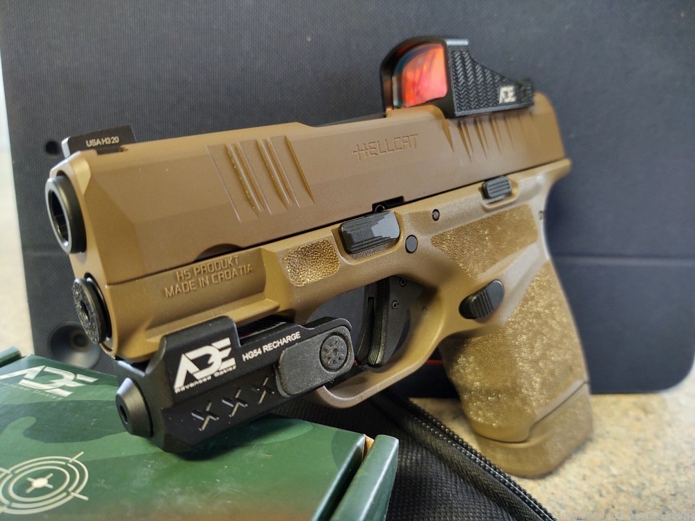 ADE RD3-018 SPIKE GREEN Dot For Canik METE SFT, Glock 43X MOS, Ruger MAX-9-img-7