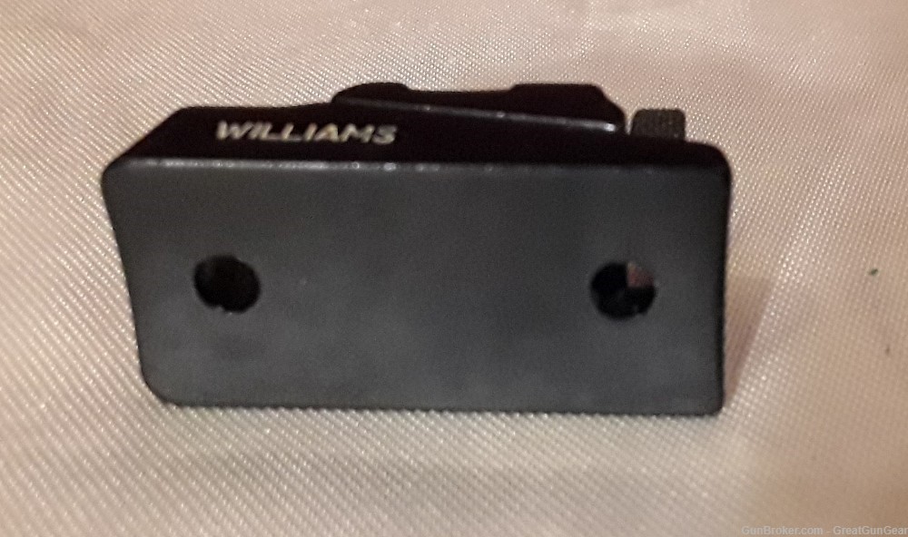 Vintage Williams WGRS-70 Guide Receiver Peep Sight Black #176796-img-5