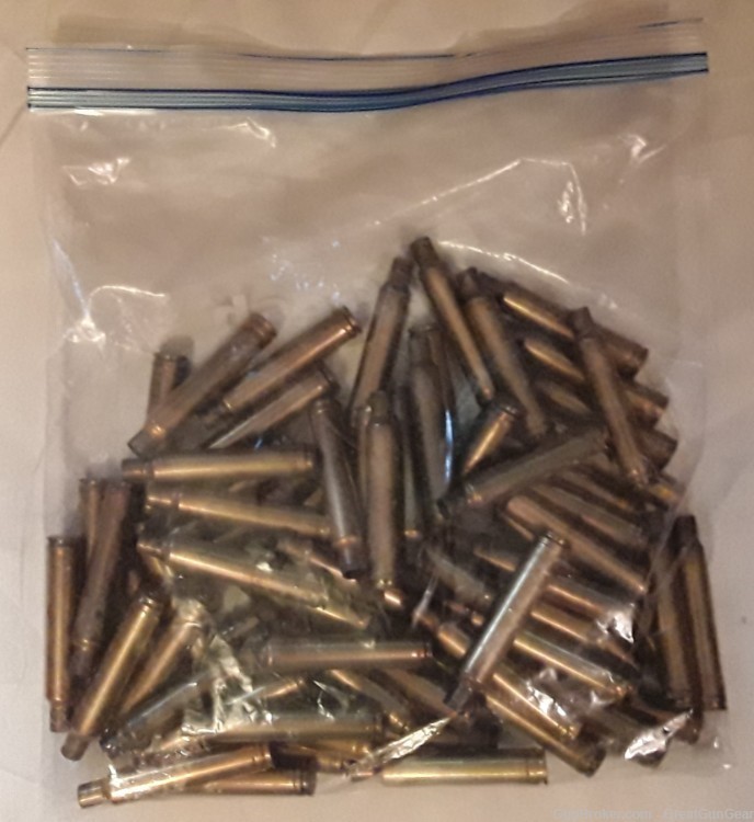 300 WEATHERBY MAG Brass Reloading Cartridge Cases - 68 Fired Brass Cases-img-0