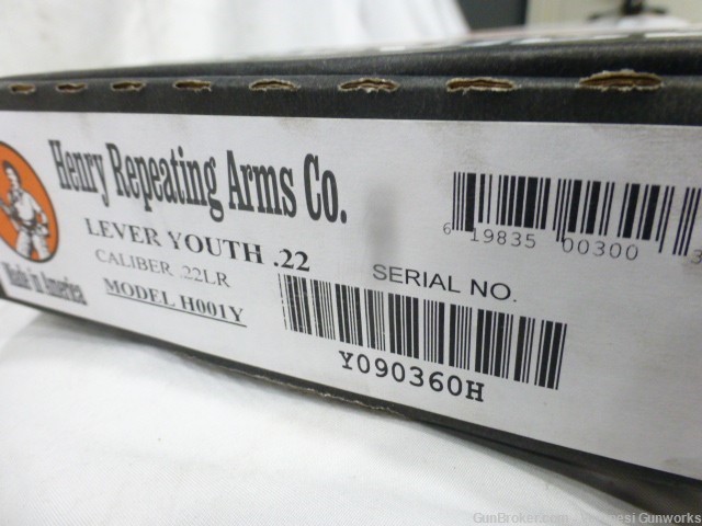 NIB Henry Lever Youth Rifle 22 S/L/LR 20" Wood Furniture H001Y-img-10
