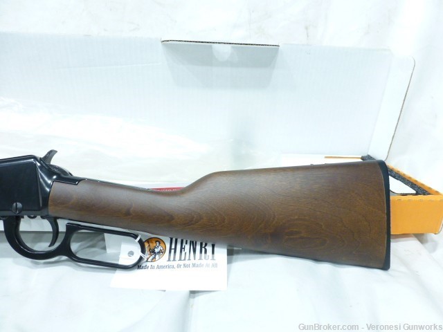 NIB Henry Lever Youth Rifle 22 S/L/LR 20" Wood Furniture H001Y-img-5