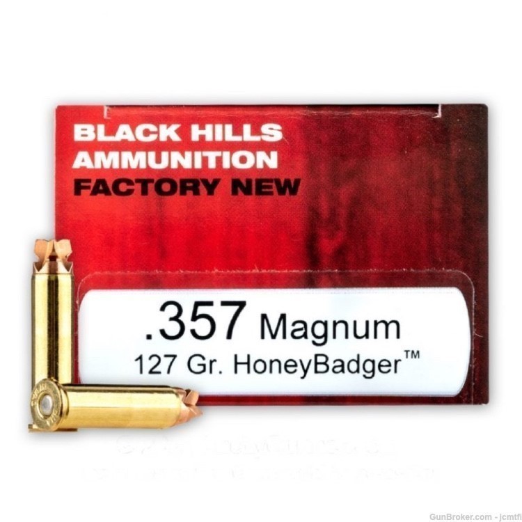 Black Hills HoneyBadger .357 Magnum 127 Gr Lehigh Xtreme Defense-Box of 50-img-0