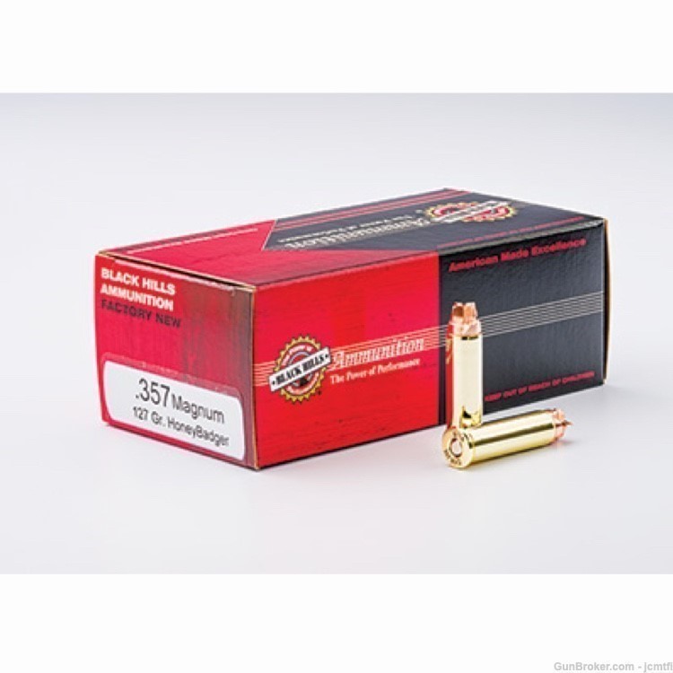Black Hills HoneyBadger .357 Magnum 127 Gr Lehigh Xtreme Defense-Box of 50-img-1