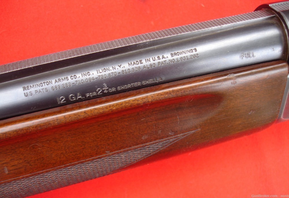 Remington The Sportsman 12 Gauge Semi-Auto Shotgun, Browning Patent ET-img-18