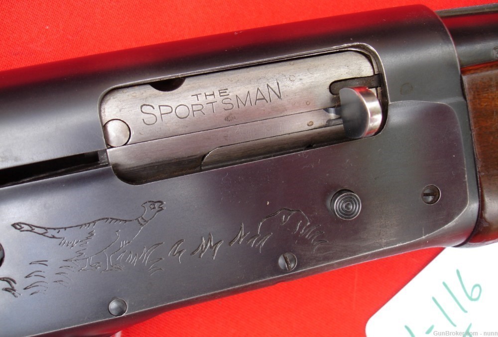 Remington The Sportsman 12 Gauge Semi-Auto Shotgun, Browning Patent ET-img-7