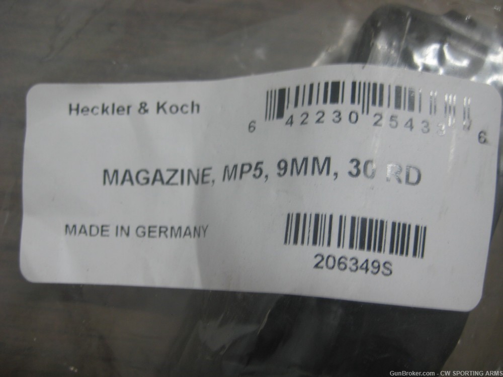 3 MAGS ONE BID Factory HK, MP5 SP5K Magazine, 9MM 30 ROUND-img-1