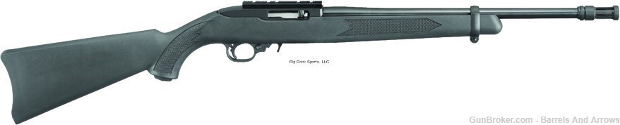 Ruger 1261 10/22-FS 10/22 Tactical Auto Rifle 22 LR 16" Blue Black Syn 10Rd-img-0