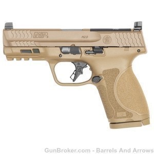Smith & Wesson 13572 M&P 9 M2.0 Compact Semi-Auto Pistol, 9MM, 4" Bbl, FDE-img-0