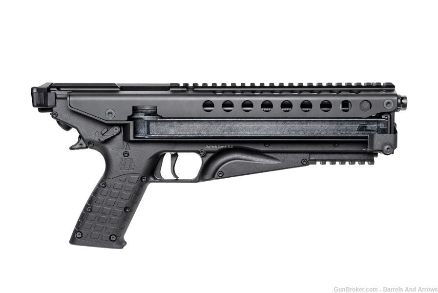 Kel-Tec P50BLK P50 Semi Auto Pistol, 5.7x28, 9.6" BBL, Black, 2-50rd Mags-img-0