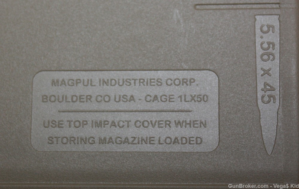 NEW Magpul Pmag P20 AR-15 5.56 20rd AR15 Straight mag FDE Magazine MAG-217-img-8