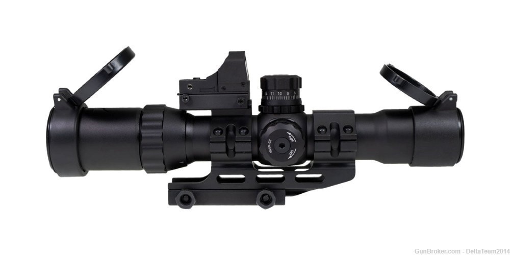 Northtac Assault 1-4x28 Illuminated Optic with Micro Red Dot-img-0