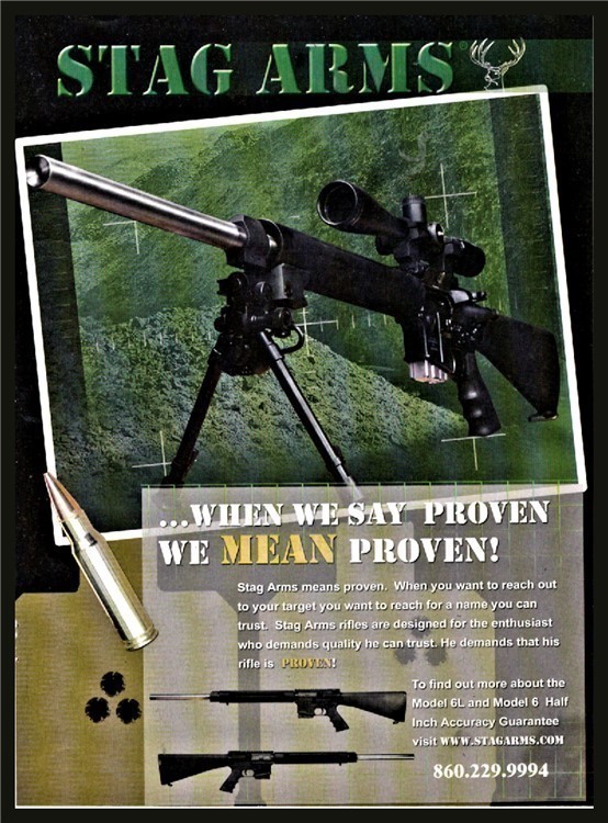 2008 STAG ARMS Model 6L and 6 Rifle PRINT AD-img-0