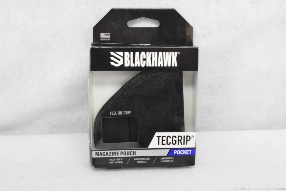 NEW - BLACKHAWK TECGRIP 9/40 DOUBLE STACK POCKET MAG POUCH - 40MP01BK-img-0