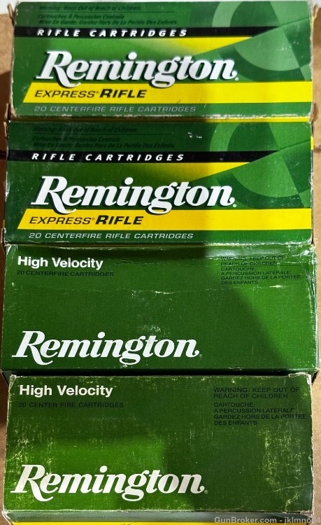 80 rounds of new old stock Remington 444 Marlin 240 grain SP ammo-img-1