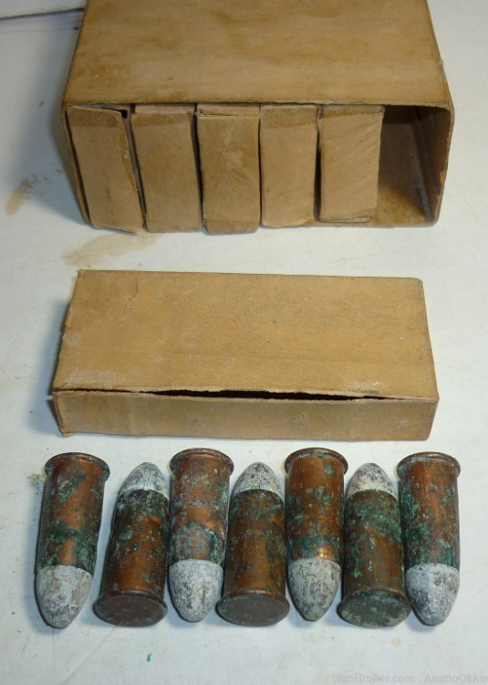 7rd ORIGINAL PACKET .56 50 Civil War Era Ammunition M1865-img-0