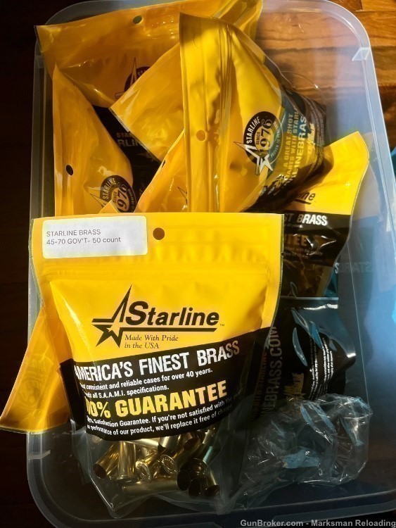 Starline 45-70 GOV’T brass, 45-70 Brass - 100 count SALE PRICE-img-0