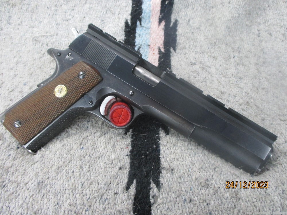 Colt Clark Custom Long slide Government Bullseye gun 45acp SEE PHOTOS!-img-9
