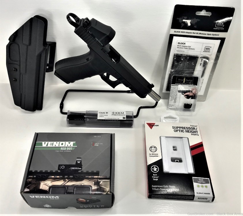 XTREME PISTOL HUNTER'S AUCTION Glock 40  G-40 - 10mm - TRICKED OUT w/ AMMO!-img-11