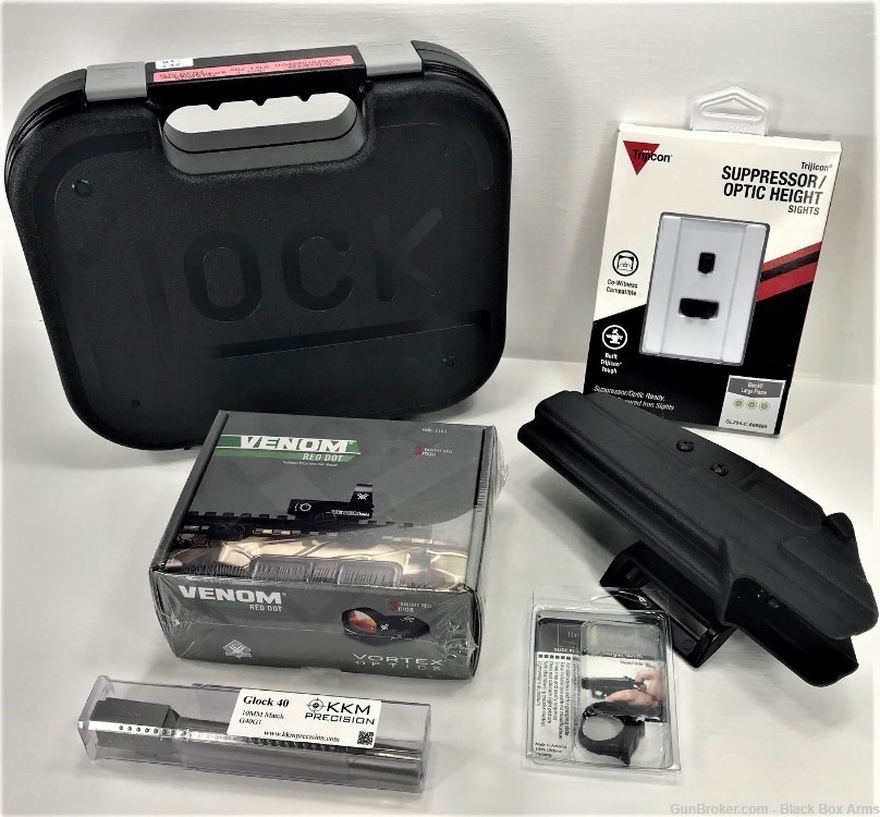 XTREME PISTOL HUNTER'S AUCTION Glock 40  G-40 - 10mm - TRICKED OUT w/ AMMO!-img-19