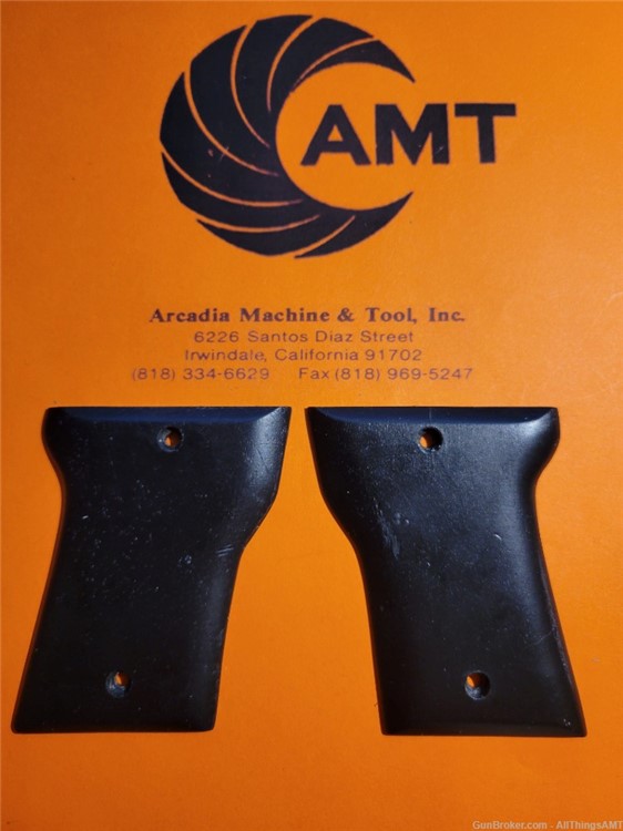 AMT Large Frame Backup Smooth grips (9mm, 40S&W, 45ACP, 38 Super, 400 CorBo-img-1