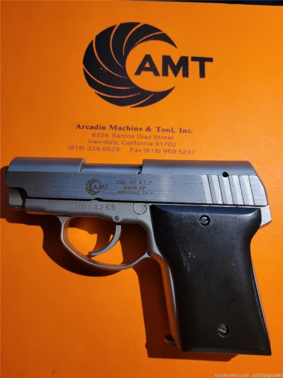 AMT Large Frame Backup Smooth grips (9mm, 40S&W, 45ACP, 38 Super, 400 CorBo-img-3
