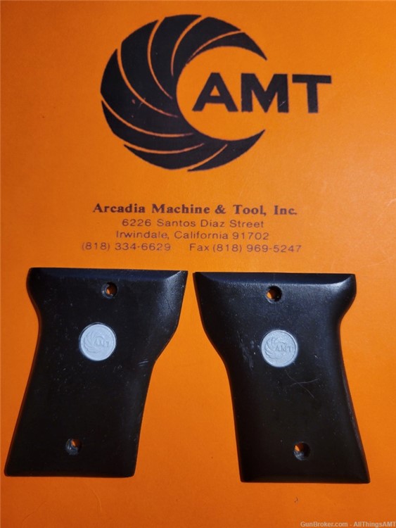 AMT Large Frame Backup Smooth grips (9mm, 40S&W, 45ACP, 38 Super, 400 CorBo-img-1