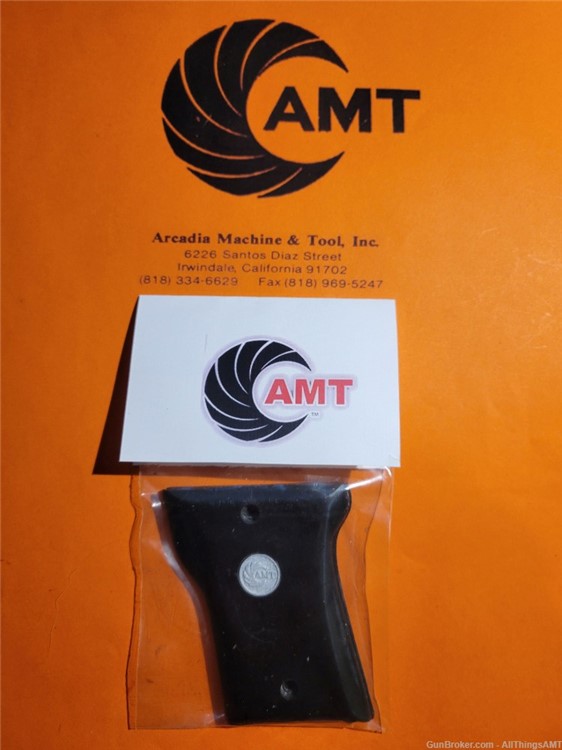 AMT Large Frame Backup Smooth grips (9mm, 40S&W, 45ACP, 38 Super, 400 CorBo-img-0