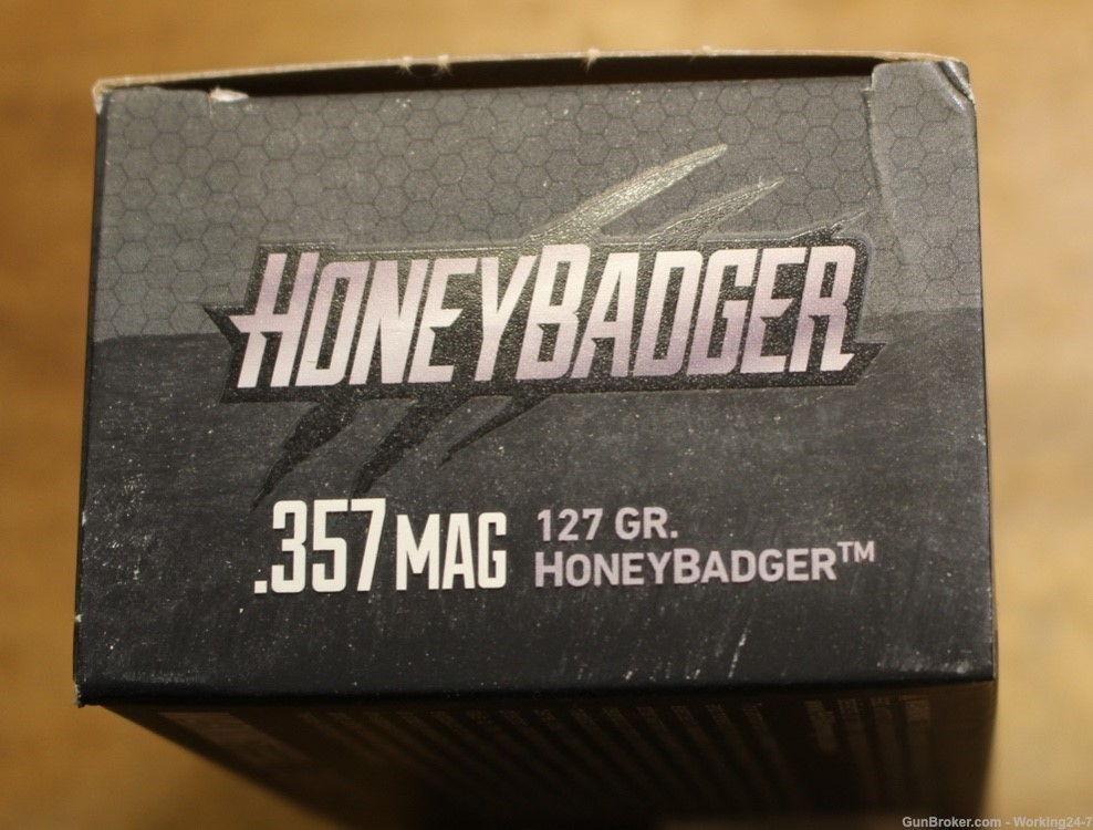 Black Hills .357 Magnum 127 Gr. HoneyBadger- Lead-Free- Box of 50-img-0