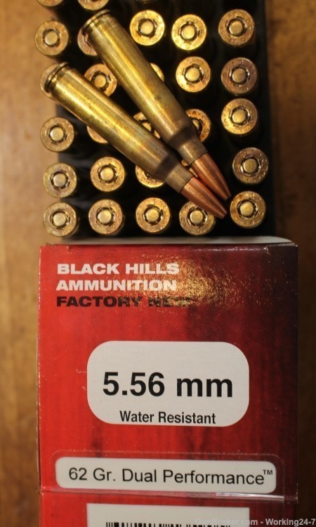 Black Hills 5.56mm 62 Gr Solid Copper Dual Performance Hollow Pt 50 Rds-img-0