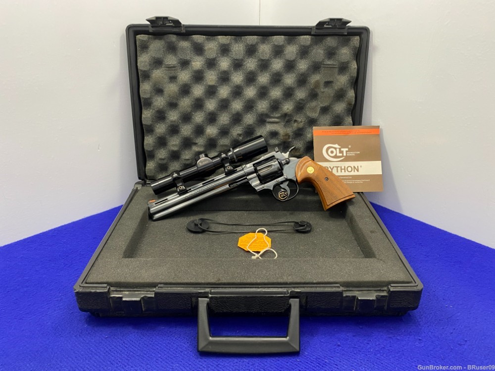 1988 Colt Python .357 Mag 8" *TEN-POINTER EDITION* Only 250 EVER Produced-img-67