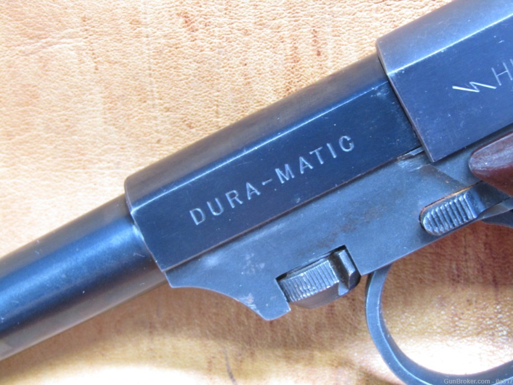 High Standard M-101 Dura-Matic 22 LR Semi Auto Pistol Made 1954 C&R Okay-img-13