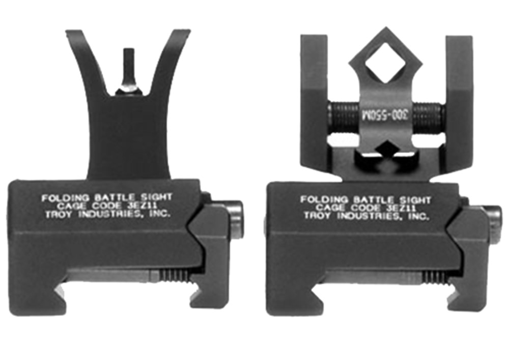 Troy Ind BattleSight Micro Set HK Front, Round Rear Black for FN SCAR, HK 4-img-0