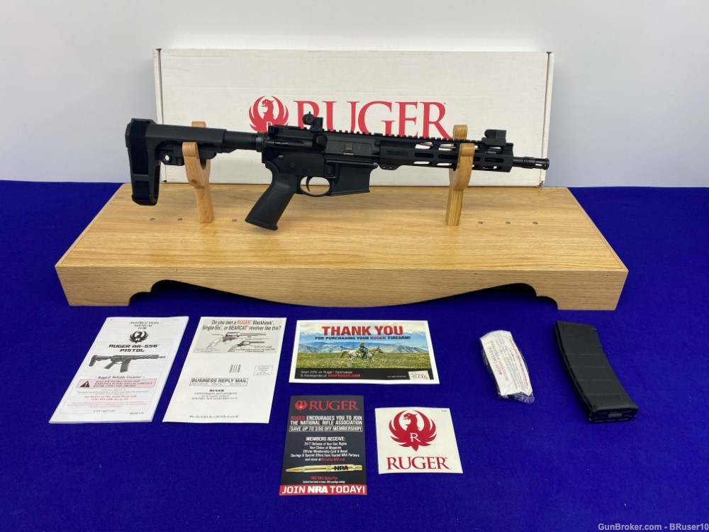 2020 Ruger AR-556 5.56mm Nato Pistol Black 10.5" *SEMI-AUTO WITH ORIG BOX*-img-37