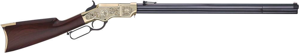 Henry Original Deluxe 25th Anniversary 44-40 Win 24.50 Blued Rifle-img-0