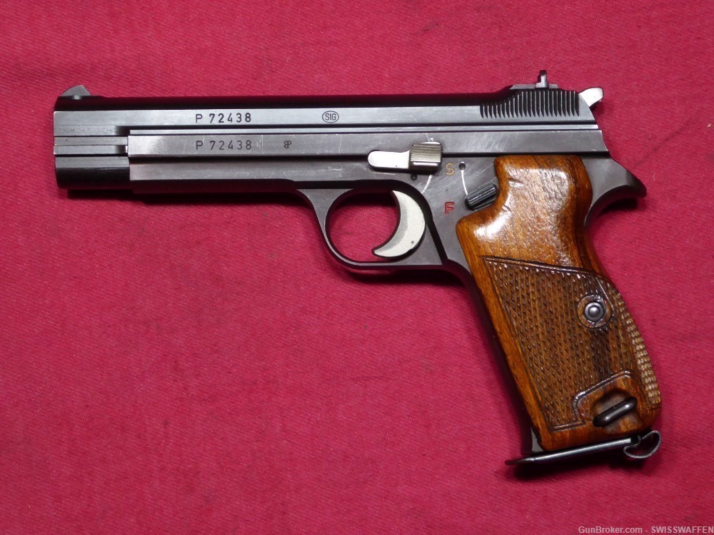 SWISS SIG P210 7.65mm/.30Luger ALL MATCHING *NEAR MINT* Swiss Made in 70's-img-0