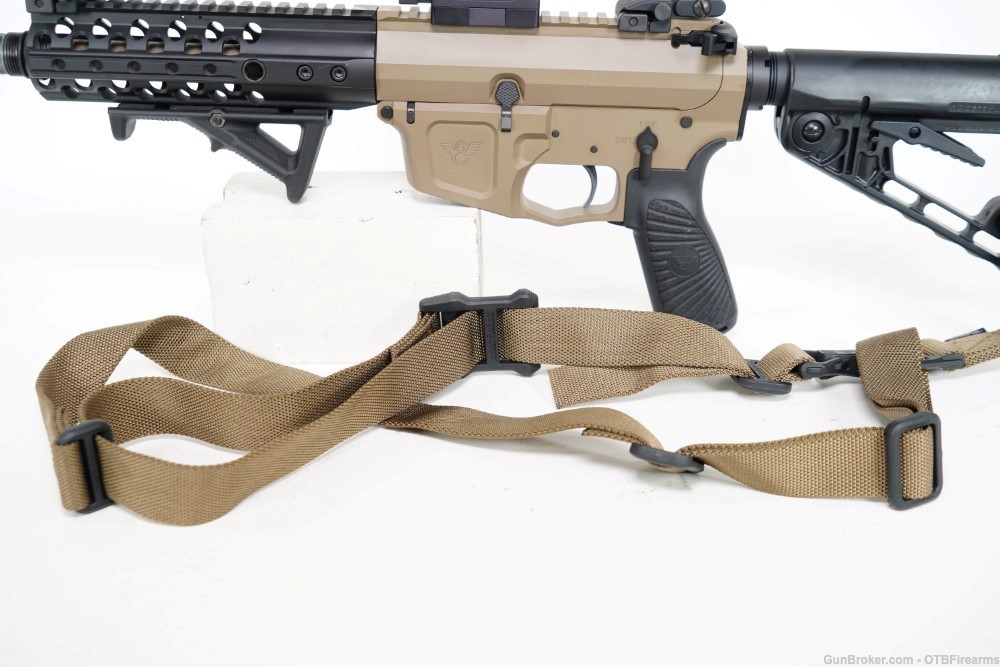 Wilson Combat AR9-G 9mm FDE with Aimpoint Micro T-2 SBR-img-1