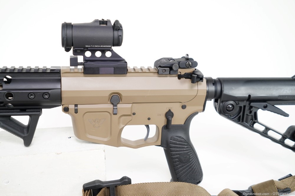 Wilson Combat AR9-G 9mm FDE with Aimpoint Micro T-2 SBR-img-3