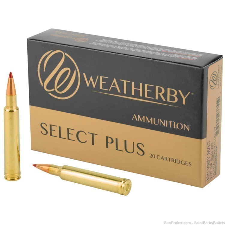 Weatherby Select Plus .300 Wby Mag 200 Grain ELD-X - 20 Rounds-img-0