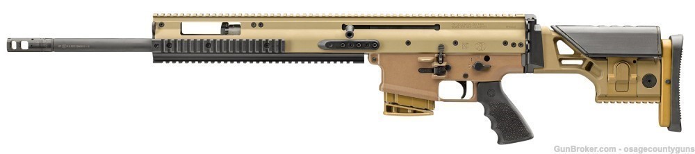 FN SCAR 20S NRCH FDE - 20" 6.5 Creedmoor 10rd - 38-100543-2 - NEW-img-2