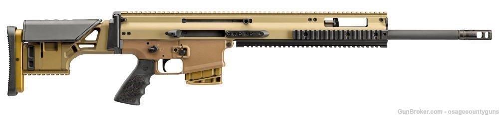 FN SCAR 20S NRCH FDE - 20" 6.5 Creedmoor 10rd - 38-100543-2 - NEW-img-1