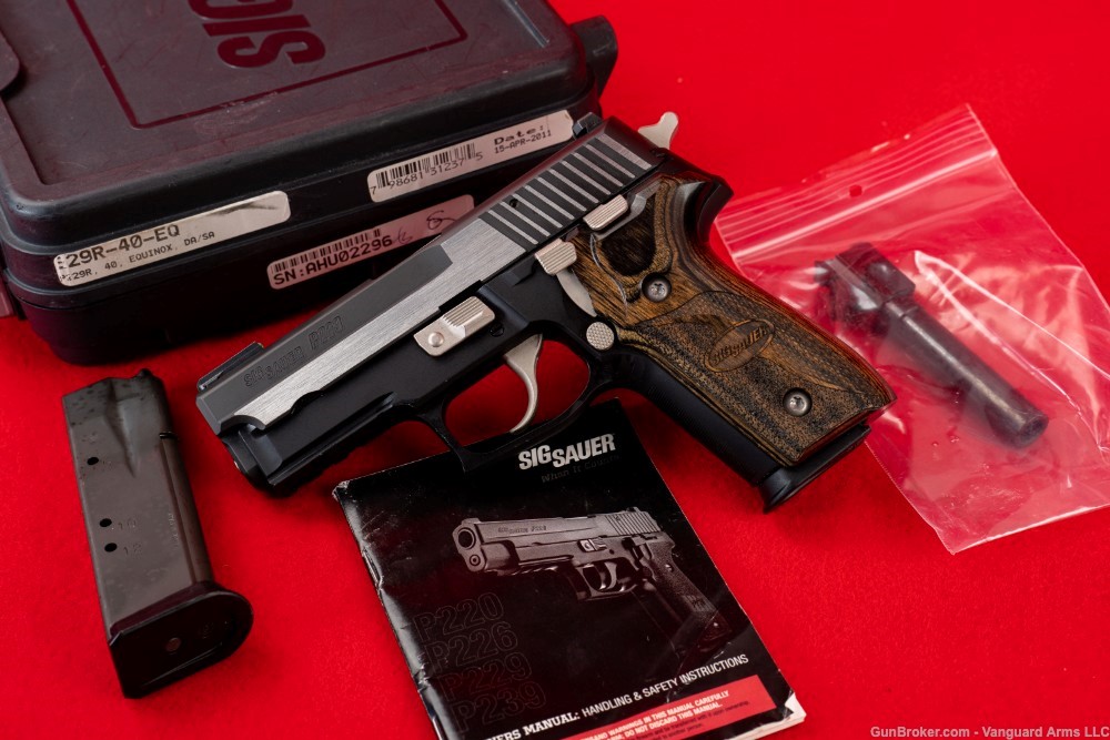 2011 Sig Sauer P229 Equinox Compact .40 S&W Semi-Auto Pistol! -img-0
